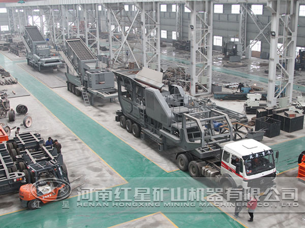 开元官方版网站登录入口机器车载移动式破碎站厂家车间